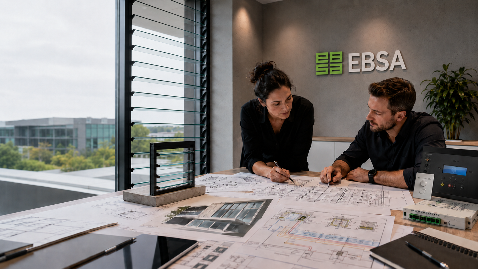 Façade automation design consultation, drawings and system coordination for EBSA New Zealand