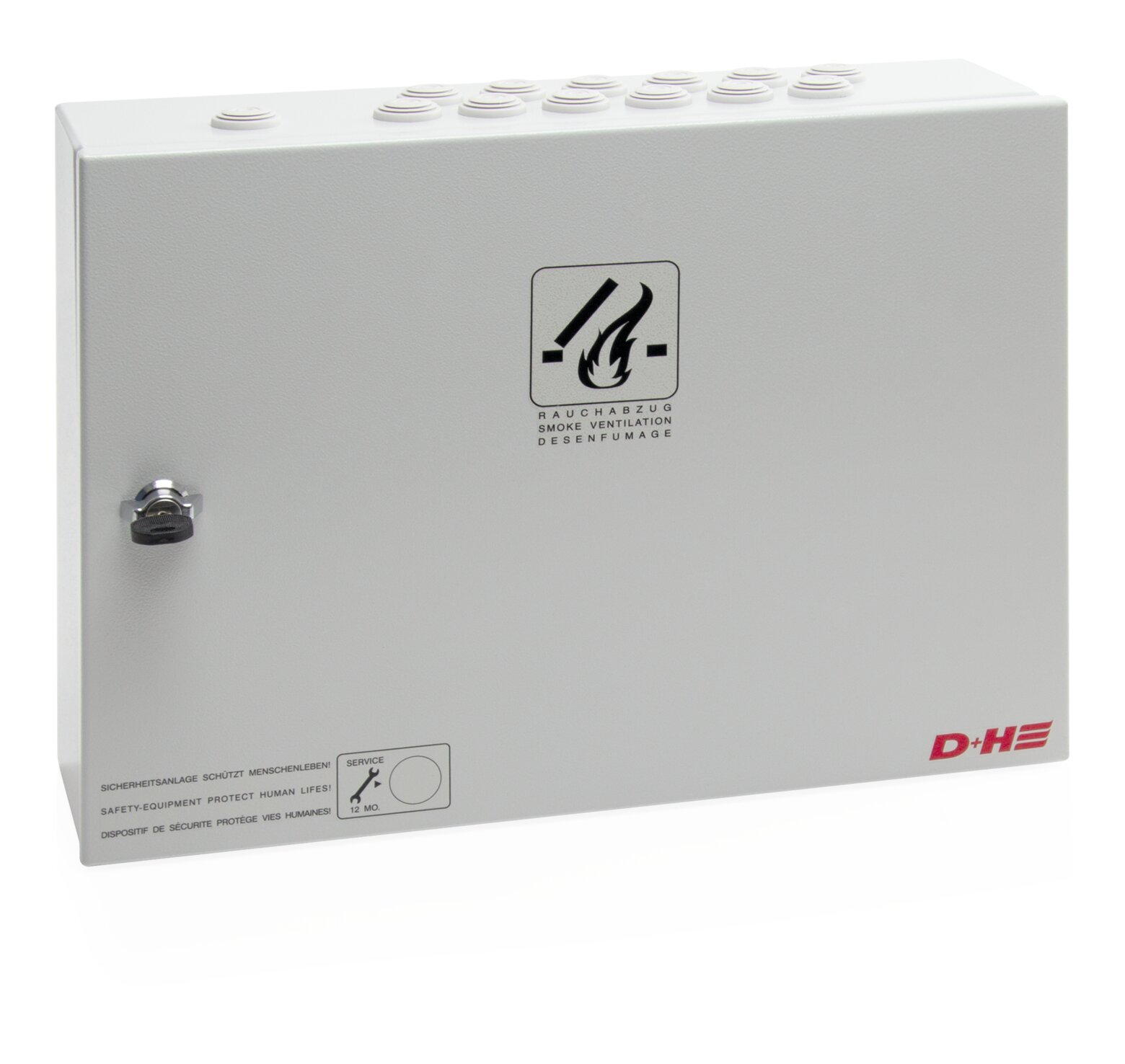 D+H GEH-S-RWA housing for RZN smoke and natural ventilation control panels