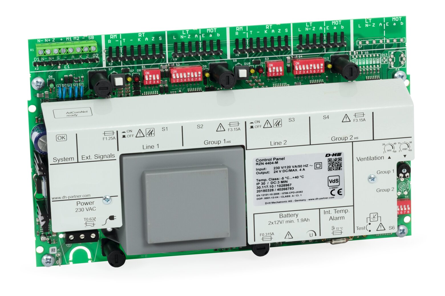 D+H RZN 4404-M smoke and natural ventilation window control panel