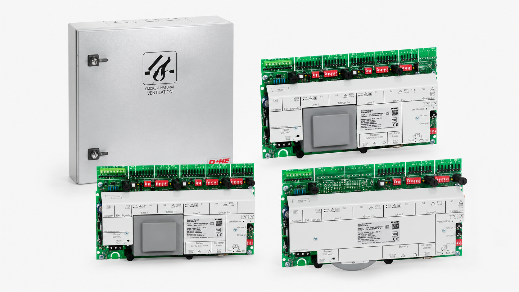 D+H produce a range of Smoke Control Panels