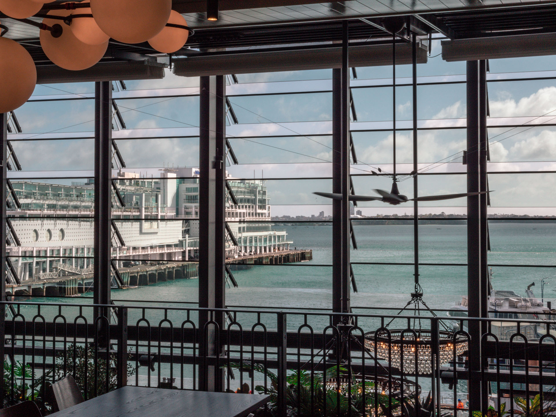 EBSA LF550 glass louvre system installed at Commercial Bay, Auckland